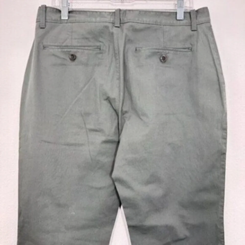 Banana‎ Republic Size 33 Men's Aiden Fit Dress Pants Khaki Green Casual Career